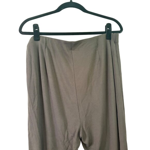 J. Jill Women's Brown Pull On Elastic Waist Ponte Comfy Lounge Leggings Size XL - Picture 7 of 10
